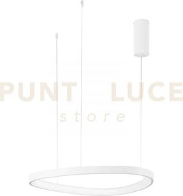 Lampadario a sospensione led klapton bianca 58w 8360lm cct 3000 400...