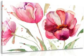 Quadro su tela – Tulipani stupendi in versione interessante
