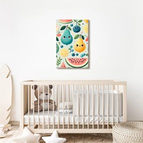 Quadro su tela – Frutta colorata per bambini