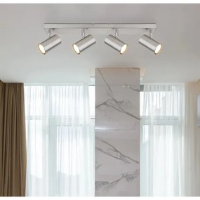 Globo 57911-4 - Faretto ROBBY 4xGU10/25W/230V cromo opaco