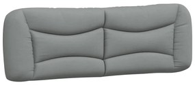 Cuscino testiera grigio chiaro 160 cm in tessuto