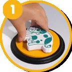 Timbri per bambini StampoMinos - Dinosauri