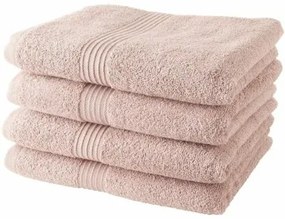 Set di Asciugamani TODAY Rosa chiaro 100 % cotone (4 Unità)