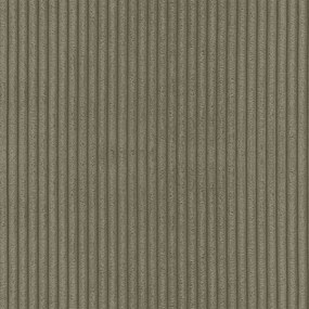 Divano angolare verde (con penisola a destra/con chaise lounge) con rivestimento in velluto a coste Merid – Ropez