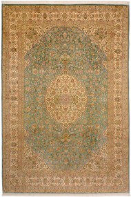 Cashmere Silk Tappeto 220x310 Beige (Indian) Annodato A Mano