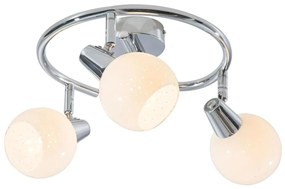 Faretto LED DOXY 3xE14/4W/230V cromo lucido