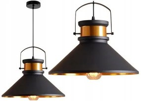 Lampada da soffitto ASTI B Nero/Oro