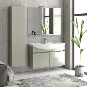 Mobile bagno 100cm sospeso con 2 ante BN-100A - KAMALU