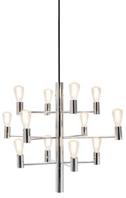 Herstal - Manola 12 Lampadario Chrome Herstal