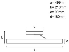 Lampadario a plafone LED dimmerabile LED/86W/230V 3000-6500K nero + telecomando