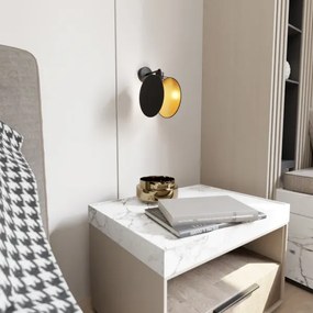 Applique MOTIF 1xE27/15W/230V nero