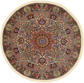 Ghom Tappeto 180 x 180 (Iran) Annodato A Mano