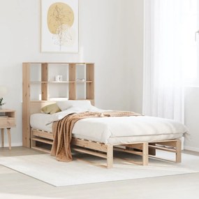 Letto libreria senza materasso 90x190 cm legno massello