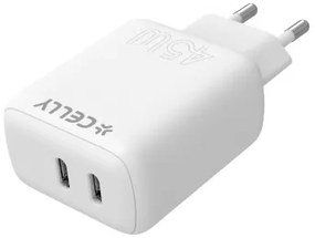 TRAVEL CHARGER 2 USB-C 45W