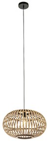 Lampada a sospensione orientale in bambù 44 cm - Amira