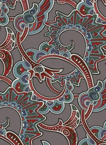 Isidore Leroy Carta da parati Charlotte - Taupe