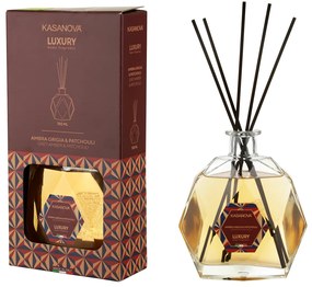 Diffusore per ambienti Ambra Patchouli con bastoncini 700 ml Luxury