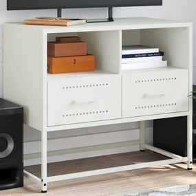 Mobile Tv Bianco 68x39x60,5 Cm İn Acciaio /