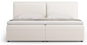 Letto boxspring color crema con contenitore 180x200 cm Arendal – Cosmopolitan Design