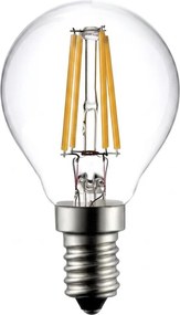 Lampadina LED a filamento G45 E14/6W/230V 4000K