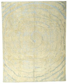 Tabriz Tappeto persiano 370x290 Beige (Iran) Annodato A Mano