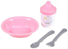Set da pranzo per bambini in plastica 4 pz Cloud – Bébé Douceur