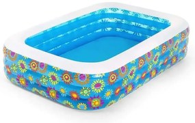 Bestway Piscina Gonfiabile per Bambini Blu 229x152x56 cm