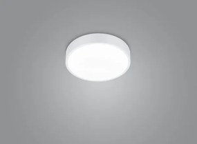 Plafoniera waco led dimmerabile d.30cm metallo bianco 627413031