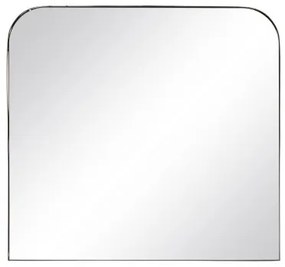 Specchio da parete Nero Metallo Cristallo 75 x 2 x 70 cm