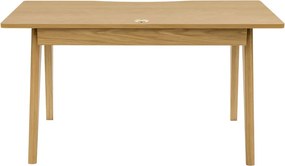 Scrivania con effetto rovere 70x140 cm Nice – Woodman