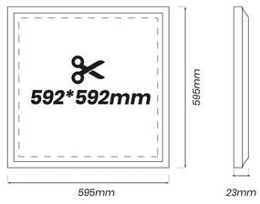 Pannello LED LED/48W/230V 4000K 60x60 cm