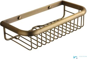 Mensola da bagno EYN AQP1512 a parete, in più finiture tra cui ottone anticato e grigio
