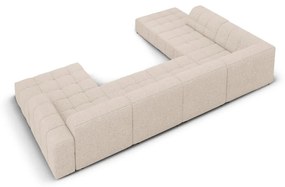 Divano angolare beige (angolo sinistro/"U") Chicago - Cosmopolitan Design