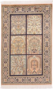 Cashmere Silk Tappeto 100x60 (Indian) Annodato A Mano