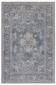 Tappeto verde lavabile con fibre riciclate 80x150 cm Windsor - Flair Rugs