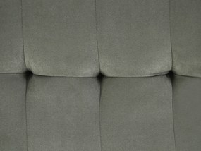Chaise longue con contenitore grigio scuro PESSAC Beliani