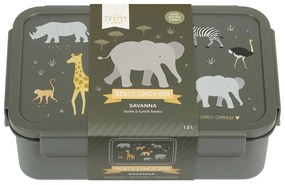 A Little Lovely Company - scatola merenda - animali della savana