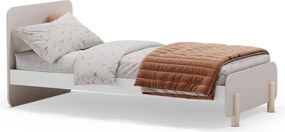 Letto per bambini in legno di pino crema 90x190 cm Nora - Marckeric