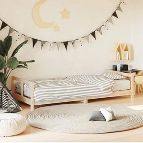 Giroletto Per Bambini 80x200 Cm İn Legno Massello Di Pino /
