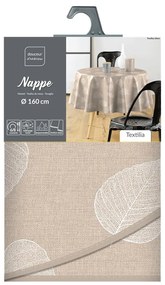 Tovaglia adatta per pulizia con panno umido ø 160 cm Feuillys – douceur d'intérieur