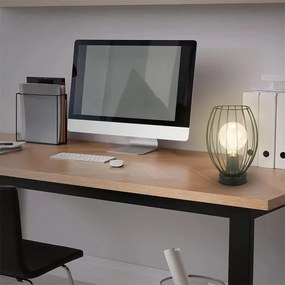Lampada da tavolo 1xE27/25W/230V nera