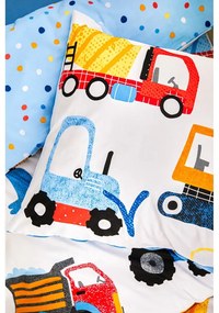 Biancheria da letto per bambini in cotone per letto singolo 140x200 cm Machines - Bonami Selection