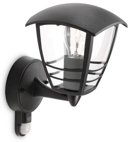 Philips 15388/30/16 -Applique da esterno con sensore CREEK 1xE27/60W