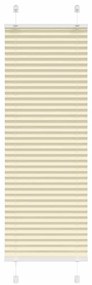 Tenda Plissettata Crema 40x150 Cm Larghezza Tessuto 39,4 Cm /