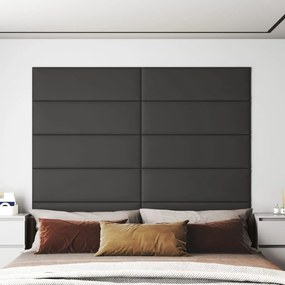 Pannelli Murali 12 Pz Grigi 90x30 Cm İn Similpelle 3,24 M² /