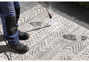 Tappeto da esterno grigio e crema , 160 x 230 cm Biri - NORTHRUGS