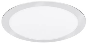 Solight WD244-S - Pannello LED 2 in 1 24W/230V 3000/4000/6000K diam. 30 cm IP54 argento