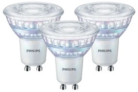 3-pack Lampadina LED Regulable 3,8W GU10 - Philips