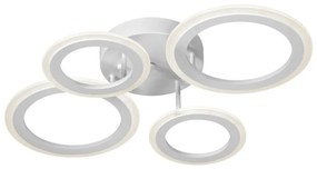 Lampadario a plafone 4xLED/21W/230V bianco