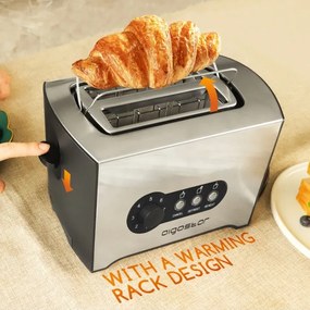 Aigostar - Tostapane a due fori 900W/230V cromo